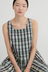 Author Dress - Violet Check