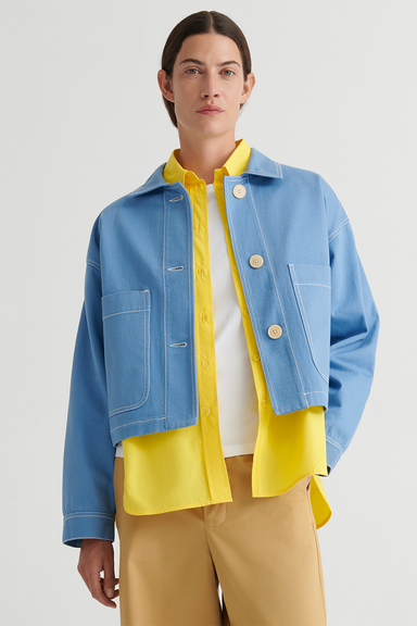 Ava Jacket - Sky Denim