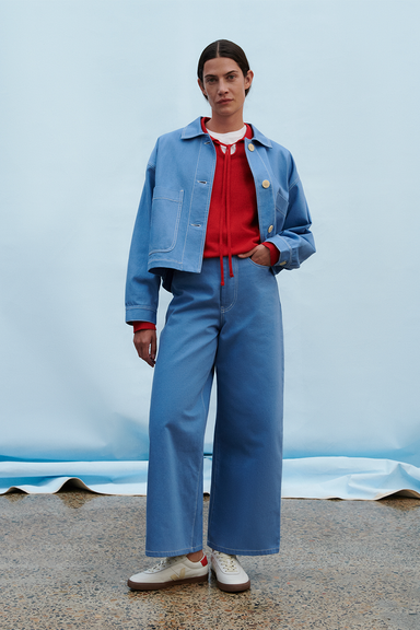 Ava Jacket - Sky Denim