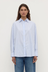 Avoca Stripe Long Sleeve Shirt - Blue / White Stripe
