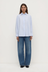 Avoca Stripe Long Sleeve Shirt - Blue / White Stripe