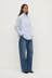 Avoca Stripe Long Sleeve Shirt - Blue / White Stripe