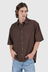 Axle Check SS Shirt - Brown