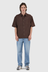 Axle Check SS Shirt - Brown