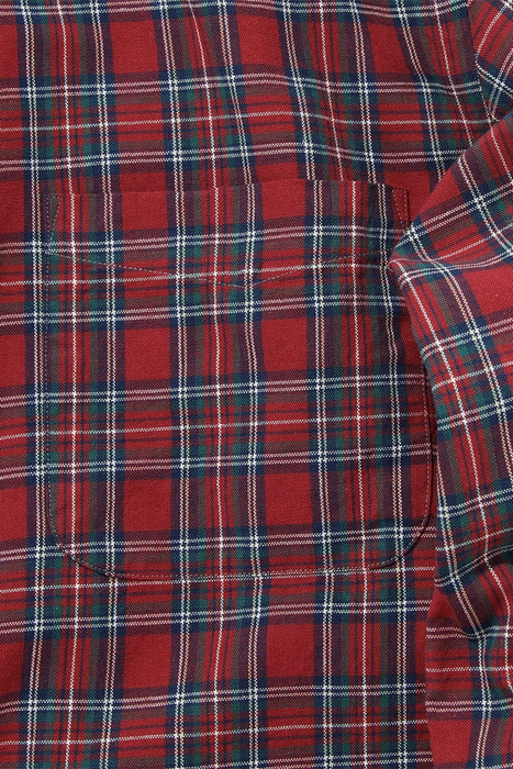 B.D. Indigo Yarn Tartan Check - Indigo Red Check