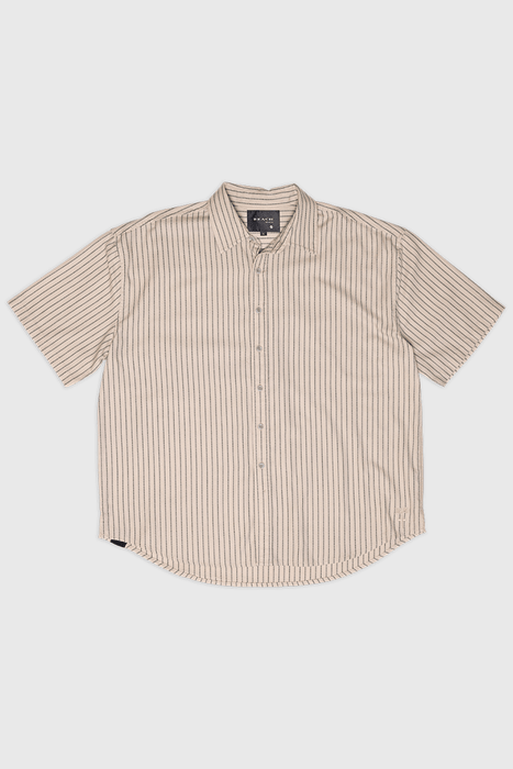 Big SS Shirt - Bone / Navy Stripe