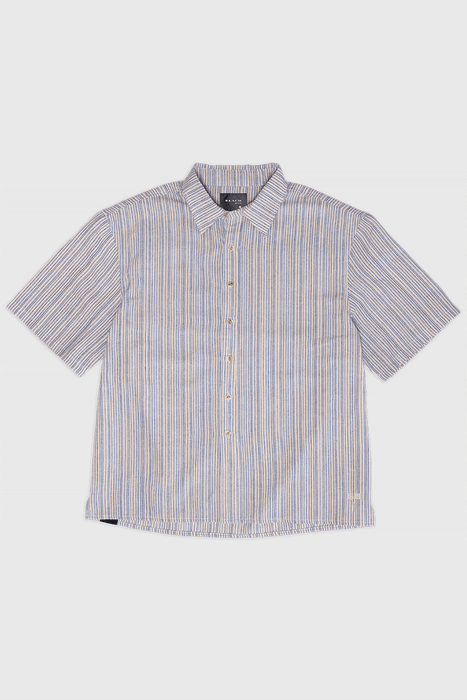 Boxy SS Shirt - Blue Stripe