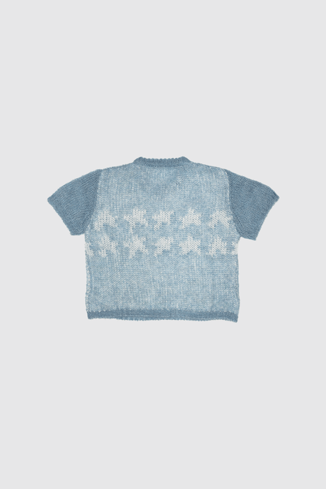 Starz Knit Tee - Baby Blue