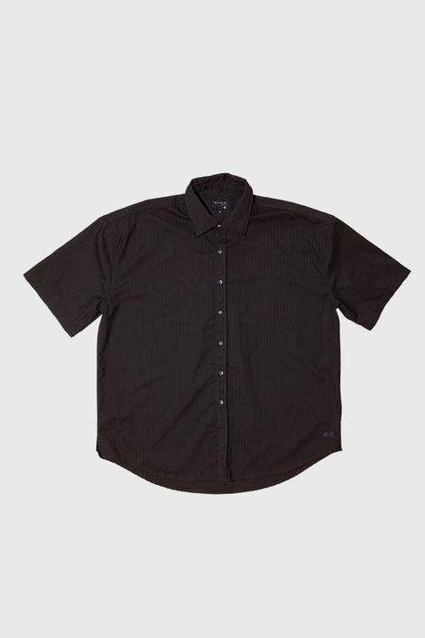 Big SS Shirt - Black Pinstripe