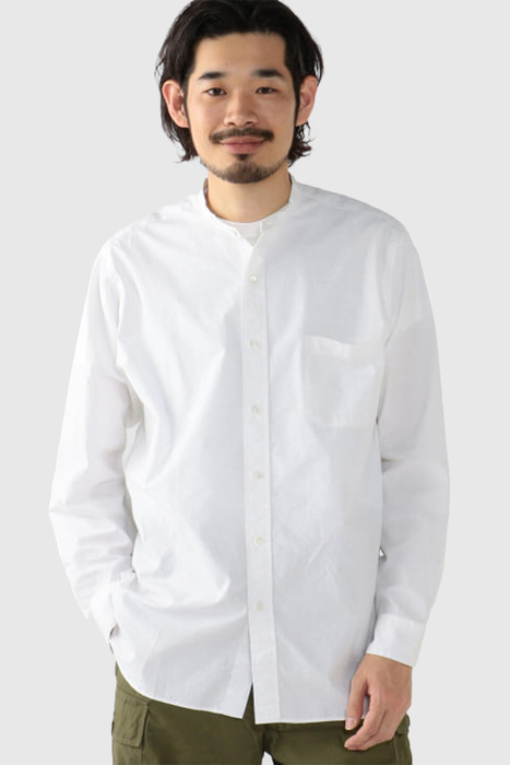 Band Collar Classic Fit - White