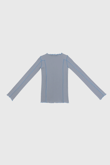 Omato Long Sleeve Tee - Bow Blue