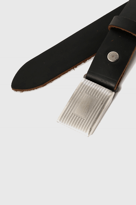 Plate Belt Horween Leather - Black