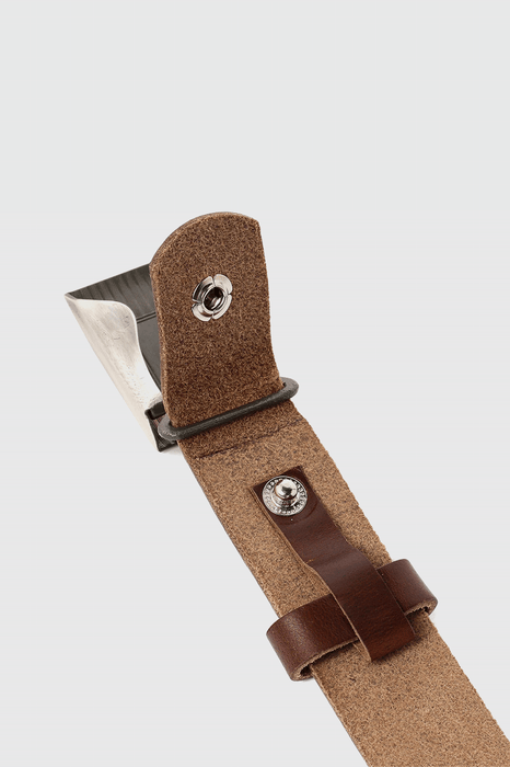 Plate Belt Horween Leather - Brown