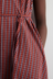 Belle Dress - Maroon Check
