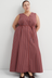 Belle Dress - Maroon Check