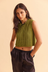 Belle Top - Olive