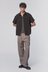 Billy SS Shirt - Black / Tan Stripe