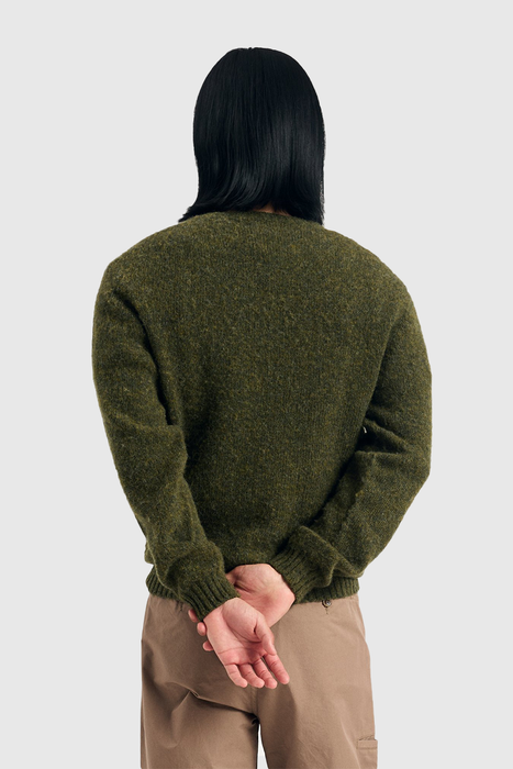 Birnir Brushed Lambswool - Olive Night