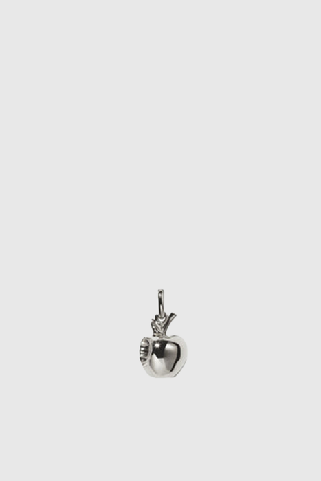 Bitten Apple Charm - Sterling Silver