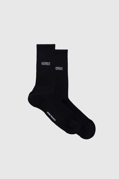 Bjarki Logo Sport Sock - Black