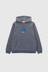 Blueberry Hooded Sweatshirt - Charcoal