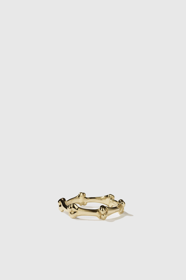 Bone Ring - Gold Vermeil