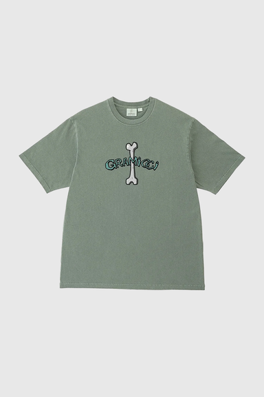 Bone Tee Pigment Dyed - Sage Pigment