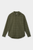 Brady Check Long Sleeve Shirt - Spruce / Cream Check