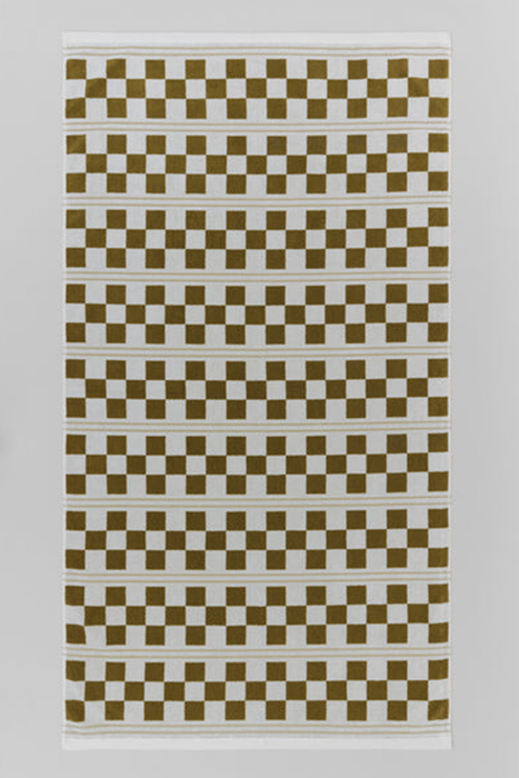 Busby Pool Towel - Caper / Chalk