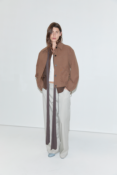 Button Up Jacket - Brown