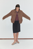 Button Up Jacket - Brown