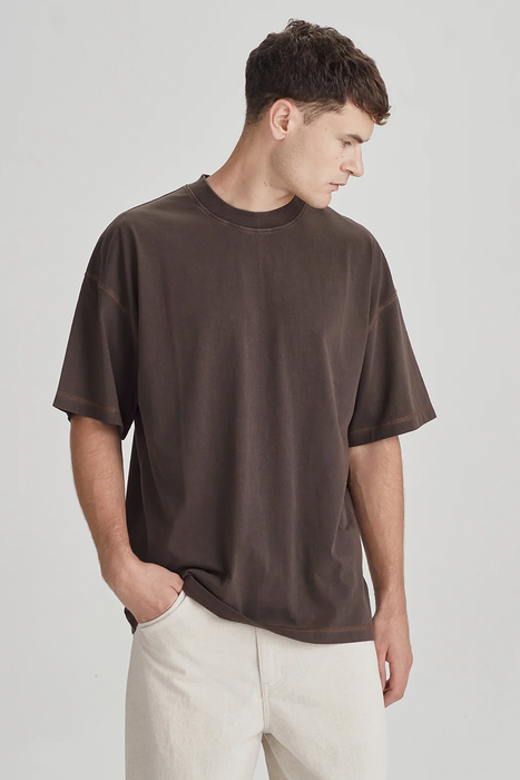 Hemp Jersey SS Tee - Cocoa