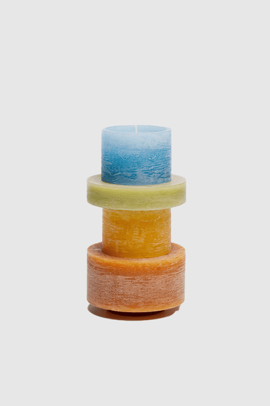 Candle Stack 04 - Brown / Blue