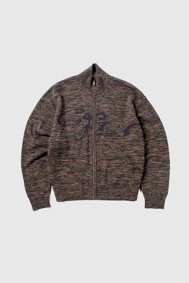 CFY Zip Knit Sweater - Mixed