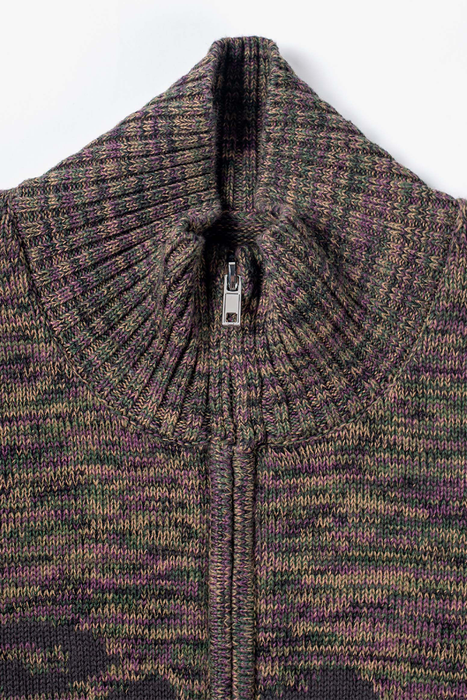 CFY Zip Knit Sweater - Mixed
