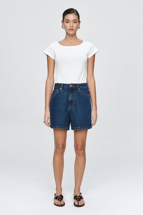 Classic Jean Short - Classic Blue