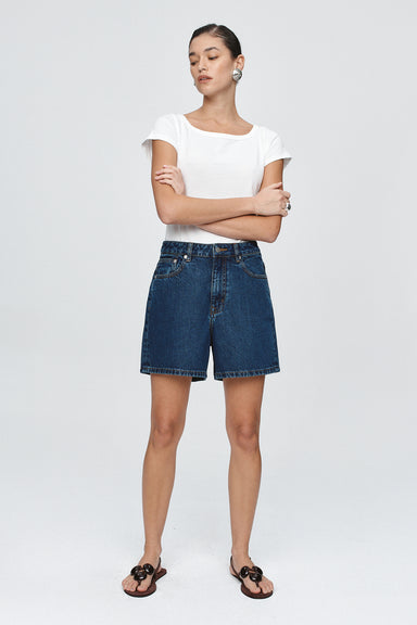 Classic Jean Short - Classic Blue
