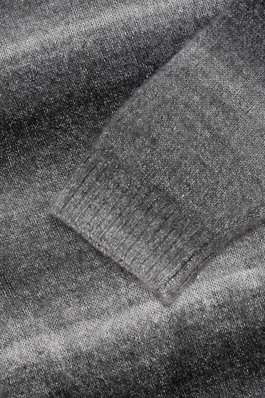 Ombre Knit Sweater - Grey