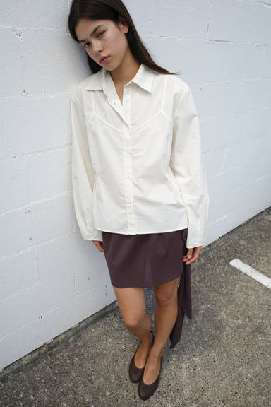 Cami Overshirt - Citrus Stripe
