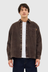 Campus Chunky Cord LS Shirt - Dark Brown