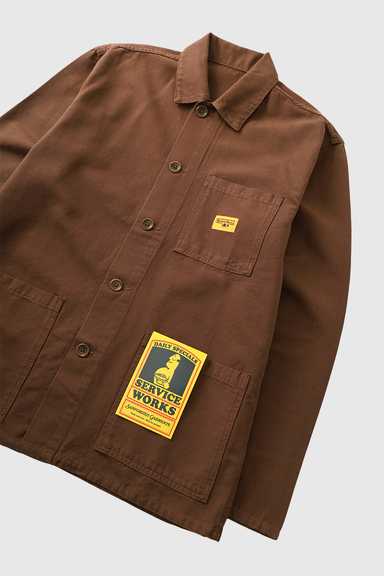 Classic  Coverall Jacket - Brown