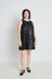 Capulet Dress - Black Chevron