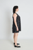 Capulet Dress - Black Chevron
