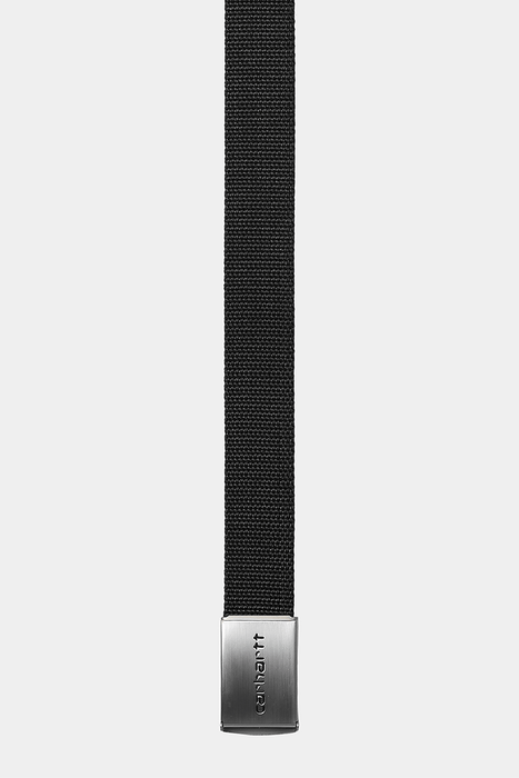 Clip Belt Chrome - Black