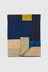 Celeste Cotton Patchwork Quilt - Indigo Blue / Chartreuse