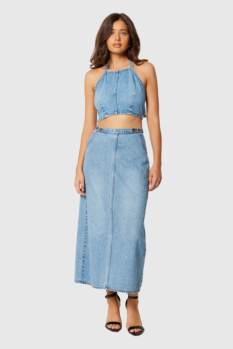 Charlie Maxi Skirt - Denim