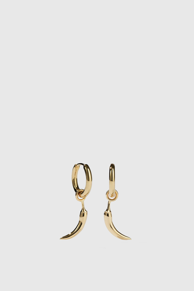 Chilli Charm Earrings - Gold Plated