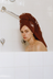 Claremont Bath Towel - Mudbrick / Crème