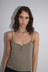 Clasp Singlet - Khaki
