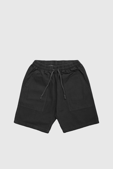 Classic Canvas Chef Shorts - Black